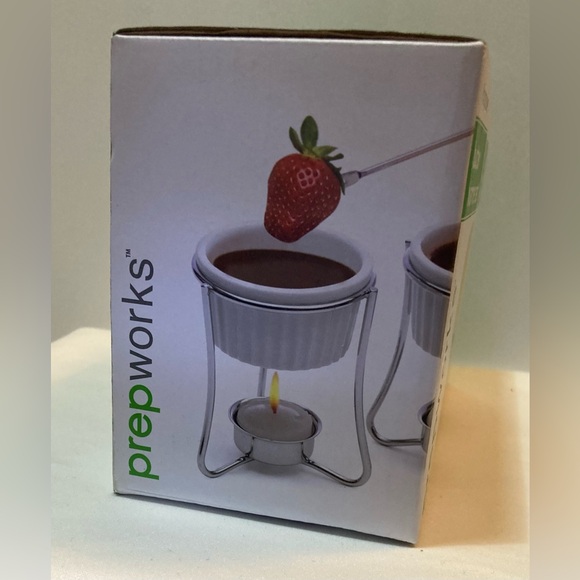 BUTTER WARMER SET WHITE CERAMIC
PREP WORKS
NWT - Picture 3 of 3